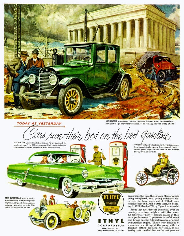 Glorious Gasoline Ads from the Dieselpunk Days
