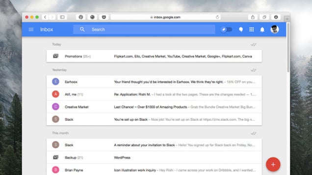 Access Google Inbox from Any Browser with a User Agent Switch