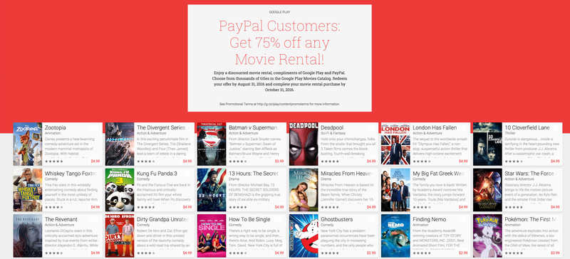 Today's Best Deals: 75% off Any Movie Rental, Raspberry Pi, Pyrex Dishes
