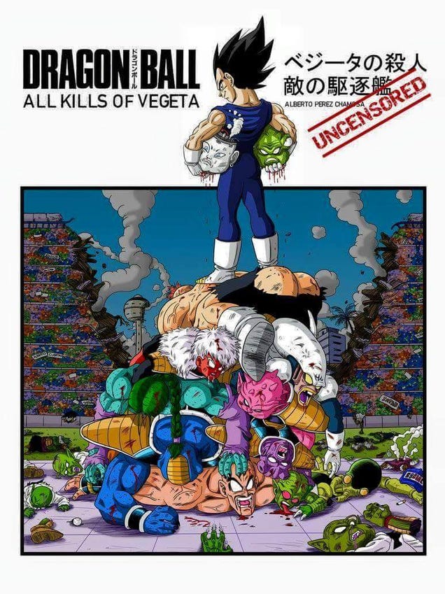 Dragon Ball Kill Counts, Visualized