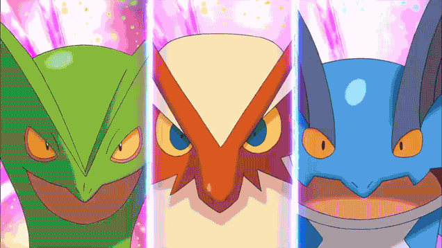 Omega Ruby and Alpha Sapphire's New Mega Pokémon, In GIFs