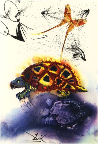 What did Salvador Dalí's Alice in Wonderland look like?