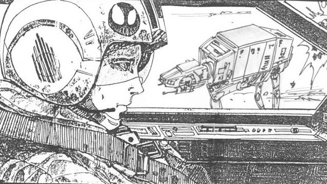 Unseen Empire Strikes Back Storyboards Detailing the Battle of Hoth!