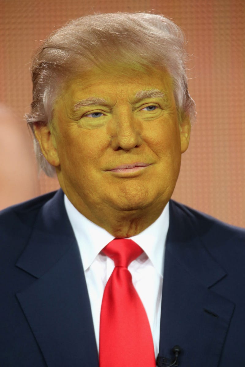 Heres What Donald Trump Would Look Like Without His Makeup And With Other Kinds Of Makeup 0095