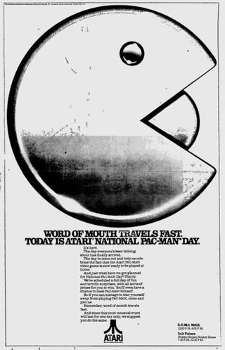 Today is "Atari National PAC-MAN Day". No, Seriously, it is.