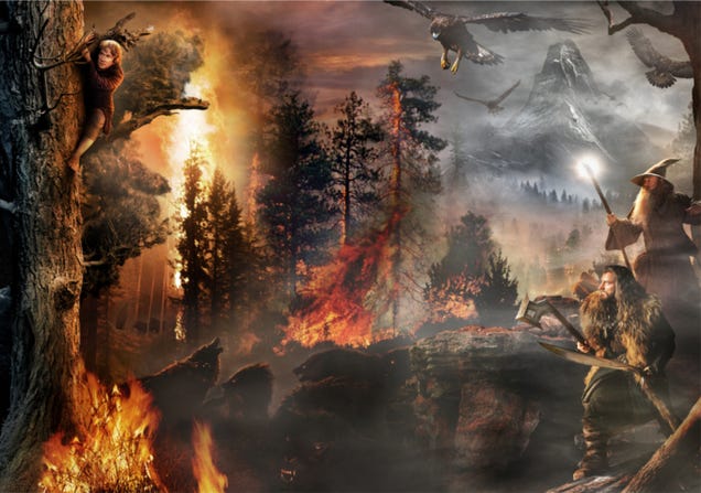 Do these Hobbit images reveal the very last scene in the first movie?