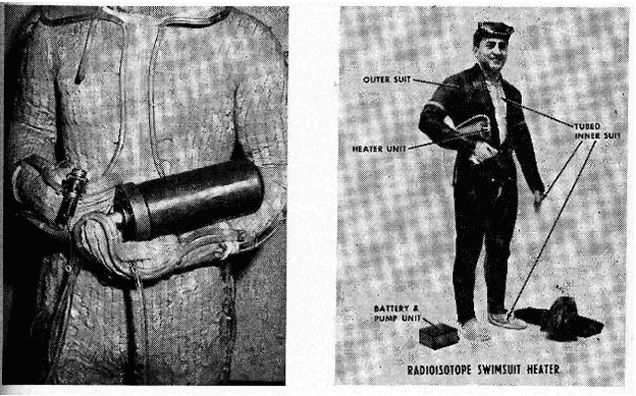 The Navy once tried using nuclear-powered wetsuits to keep divers warm