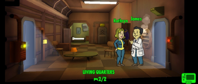 finding mysterious stranger in fallout shelter