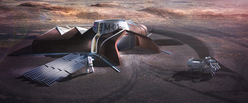 El arquitecto Norman Foster diseña una detallada propuesta para una base en Marte