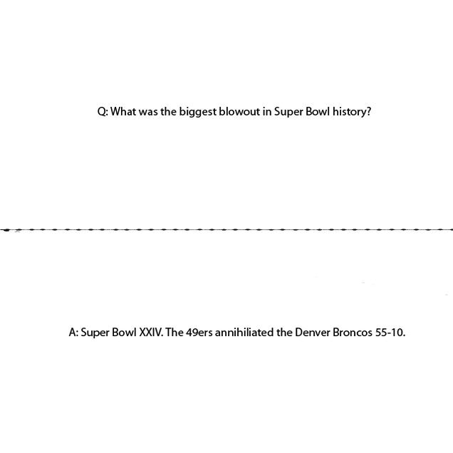 Use These Friday Night Flash Cards to Drop Some Knowledge on Super Bowl Sunday