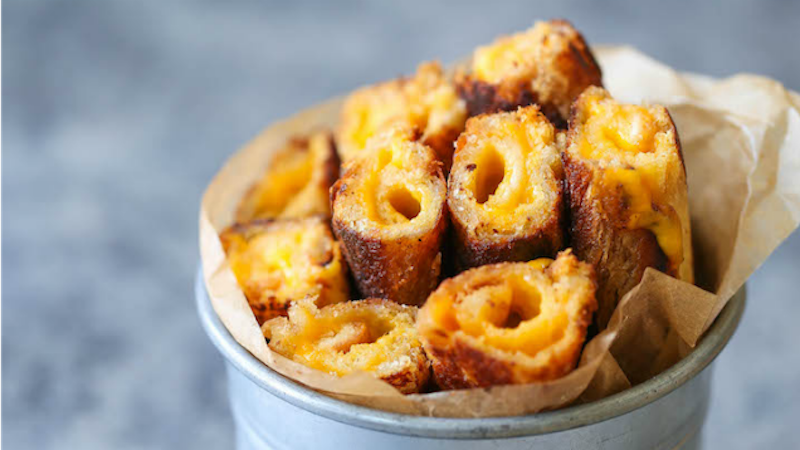 Make These Grilled Cheese Roll-Ups for Easy Snacking or Soup Dipping