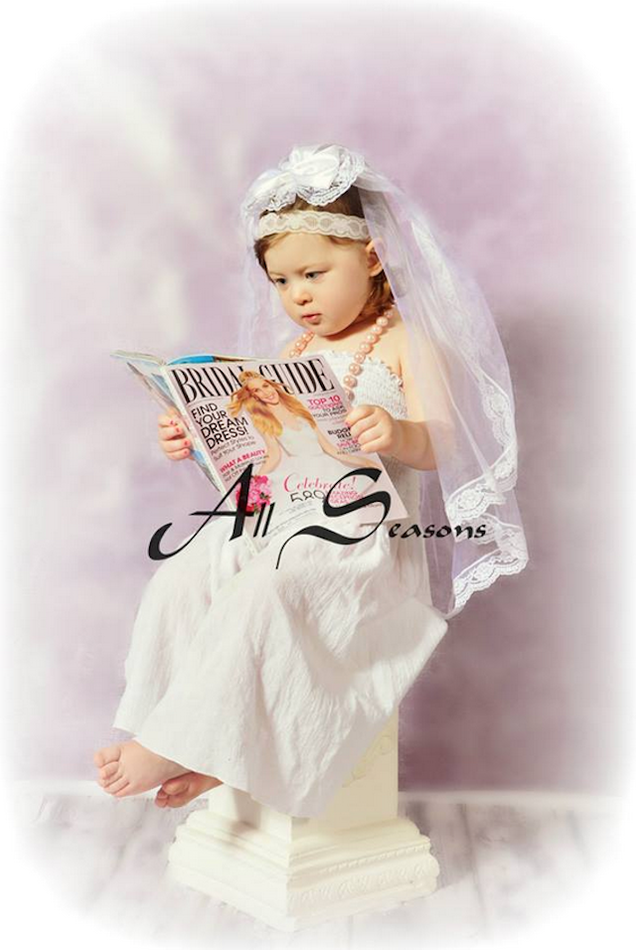 Great Idea for Your Small Baby: Buy Her a 'Future Bride' Photoshoot