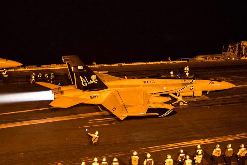 Iranian Rocket Splashes Down Near US Aircraft Carrier In Straits Of Hormuz 
