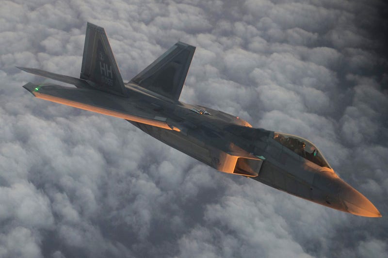 Look At These Gorgeous Shots Of Raptors Getting Refueled Over The Middle East At Dawn