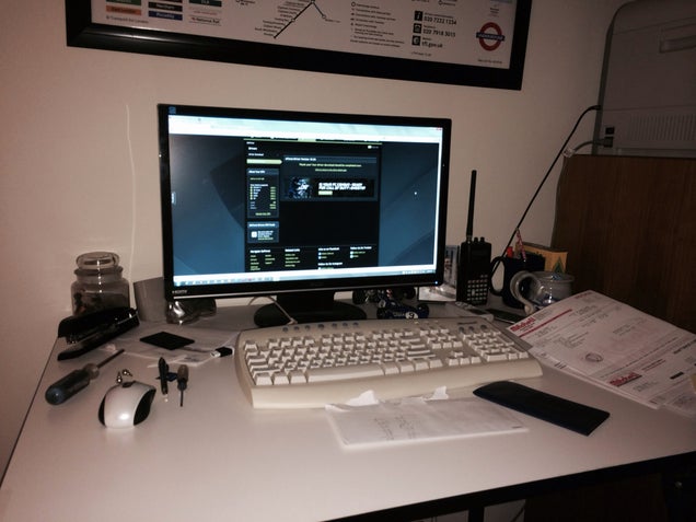 My Eclectic Computer Desk