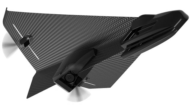This RC Carbon Fiber Glider Looks Like a Stealthy Paper Airplane