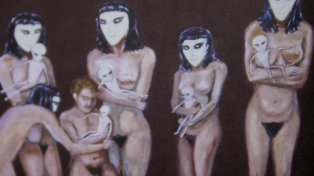 The Erotic Art of a Painter Who Claims an Alien Took His Virginity