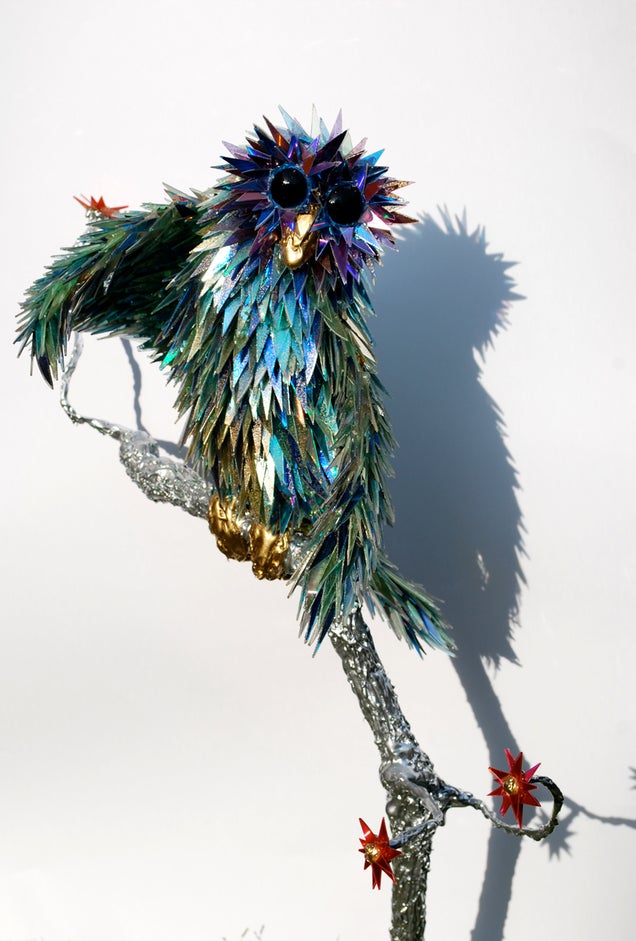 What if birds had shattered CDs instead of feathers?