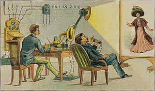 Visions of the year 2000 by 20th century French artist are half hilariously wrong, half weirdly prescient