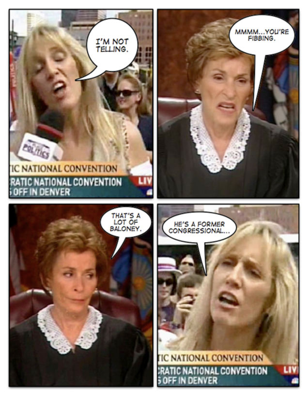 Comic Confrontations: Judge Judy Vs. Crazy Hillary Supporters
