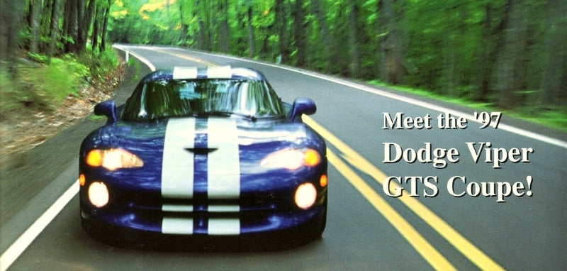 I Once Had A Viper GTS Press Car For A Week