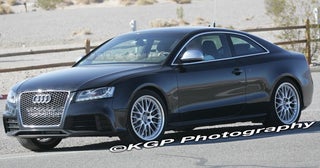 Audi RS5 Caught Getting Hot In The California Desert