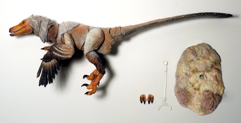 Hay muchas figuras de velociraptores, pero solo estas..