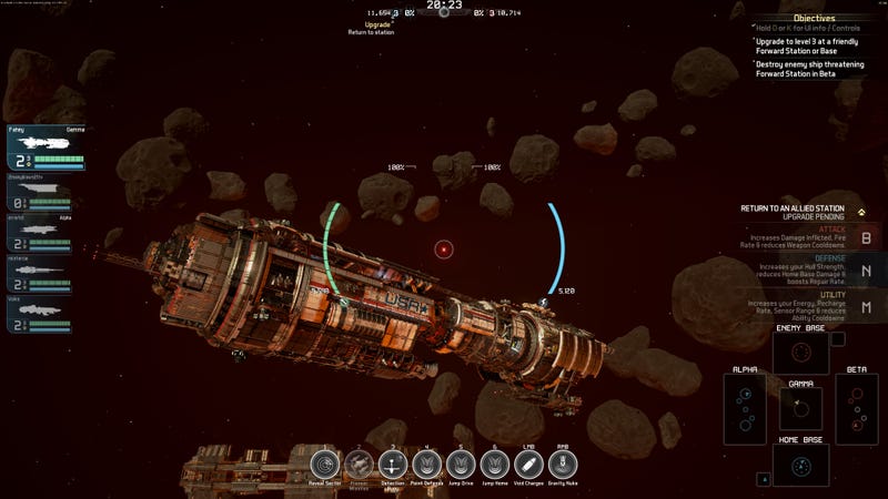 Massive Spaceship Battles Make A Very Cool MOBA
