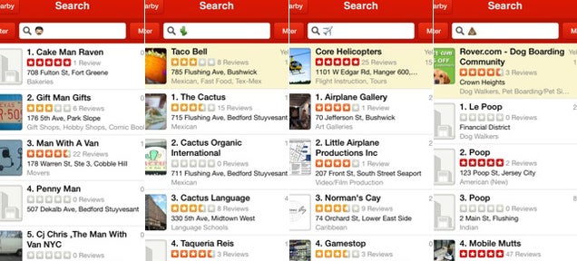 Oh Good, Yelp Now Suggests Businesses Based on Emoji