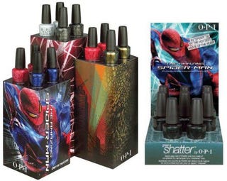 Amazing Spider-Man releases "My Boyfriend Scales Walls" nail polish color. Oof.