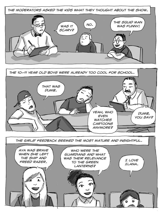 Green Lantern Producer's Comic Explains Why Animation Focus Groups Suck