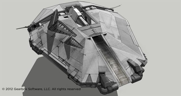 Some of The Concept Art Behind Borderlands 2
