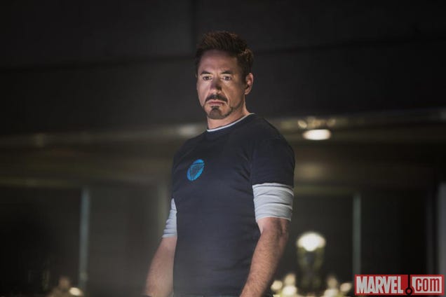 Official Iron Man 3 images showcase the Iron Patriot, Maya Hansen and Tony's Bad Helmet Day