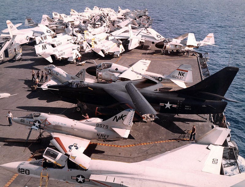 Check Out The USS Constellation's Super Diverse Carrier Air Wing From 1967