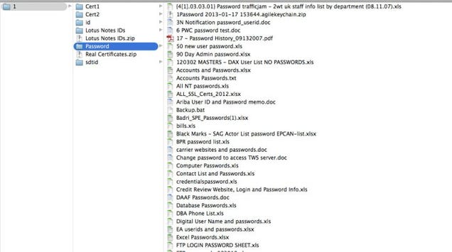 Sony Kept Thousands of Passwords in a Folder Named "Password"