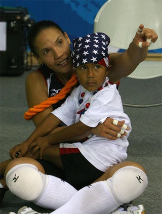 Golden Girls (& Boys): Robyn Ah Mow-Santos, Son Jordan