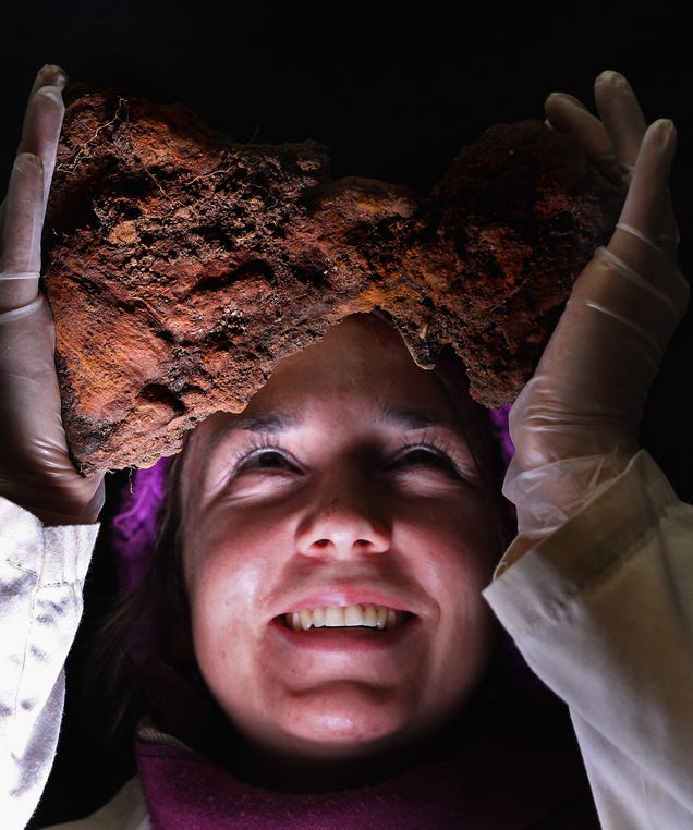 Amazing Discovery: Viking tomb includes a warrior's boat, axe, spear and sword