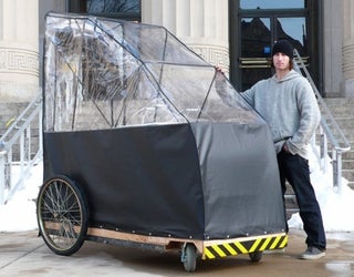 Michigan Student Creates Homeless Utility Vehicle; Results Are Both Degrading And Brilliant