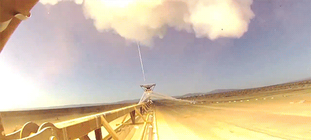 The craziest NASA test ever is this giant supersonic Goldberg machine