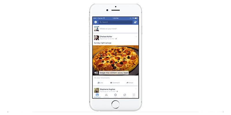 Facebook is Using AI to Describe Photos to Blind Users