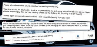 How Honda Pays Bloggers To Write About Their Cars