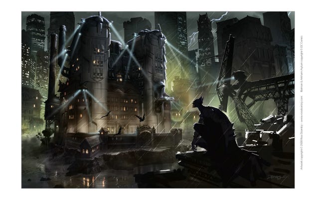 Harry Potter, Batman Will Kick Your Ass All Over This Concept Art