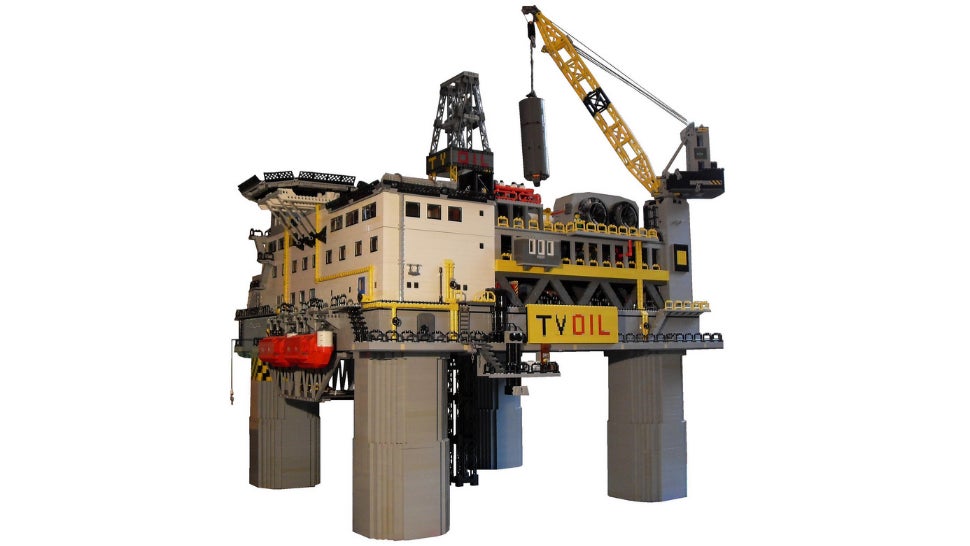 drilling rig lego set