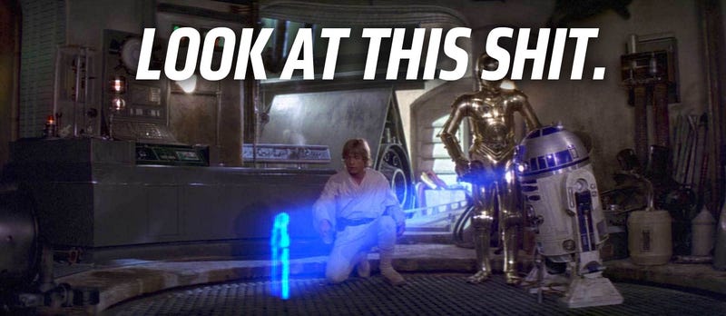 Why Are All The Holograms In The Star Wars Universe So Crappy?