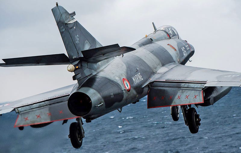 Super Étendard Attack Jets Make Their Last Carrier Catapult Launches Ever 