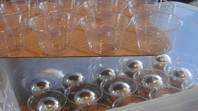 make an ornament storage container with plastic cups and make an ornament storage container with plastic cups and