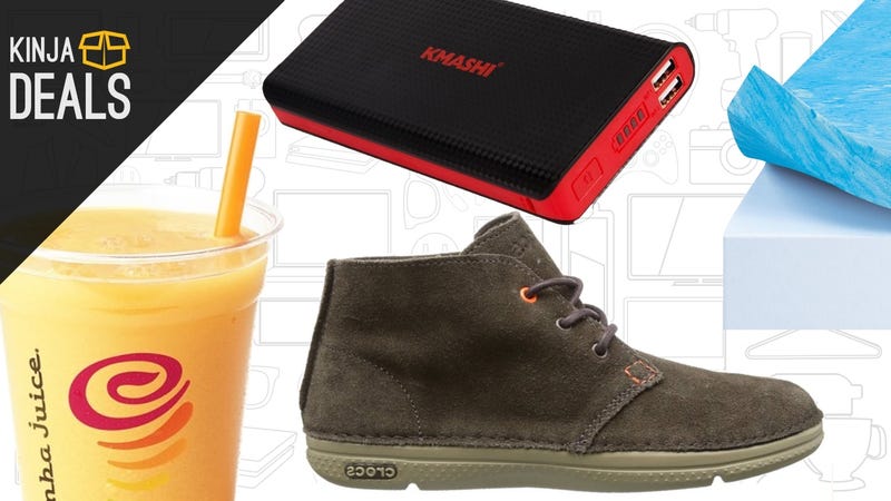 Today's Best Deals: Mattress Toppers, Jamba Juice, Cheap Shoes, and More