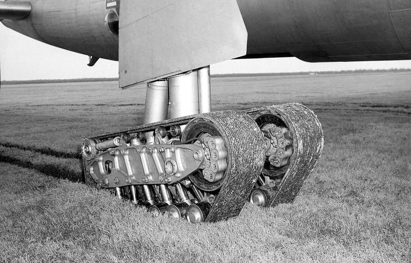 Wait, The B-36 Peacemaker Flew With Tank Tracks For Landing Gear?