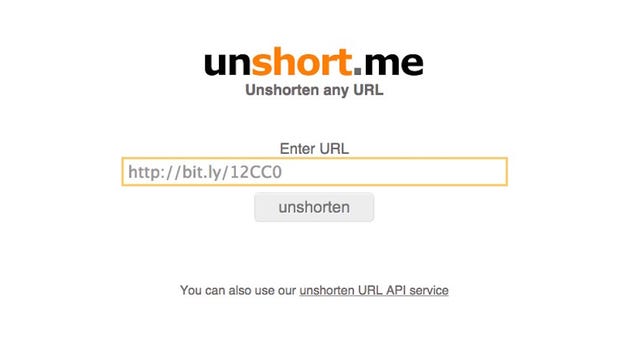 Unshort.me Expands Short Links So You See Where You're Clicking