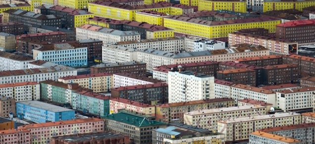 The World's Northernmost City Is a Candy-Colored Dreamscape From Above